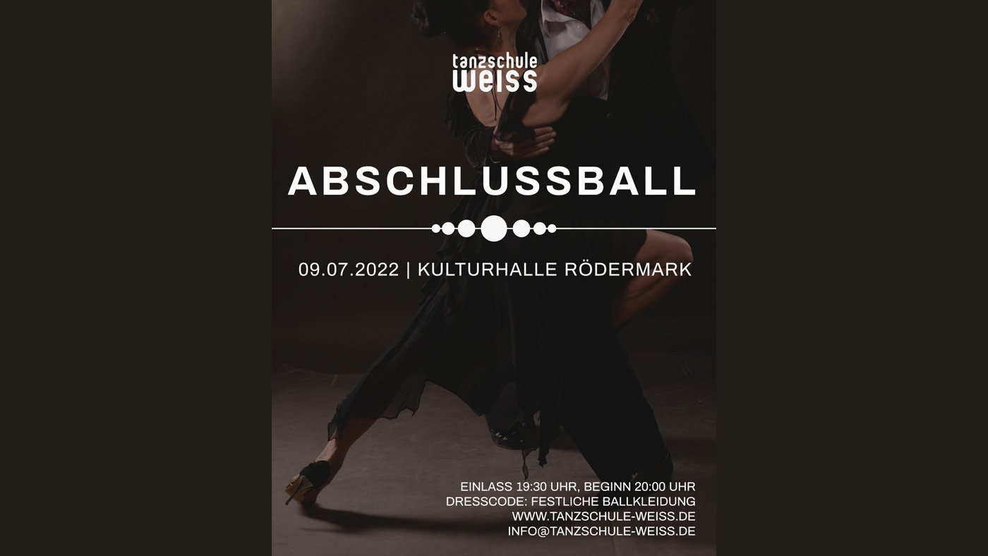 Tanzschule Weiss Offenbach Abschlussball 09.07.2022