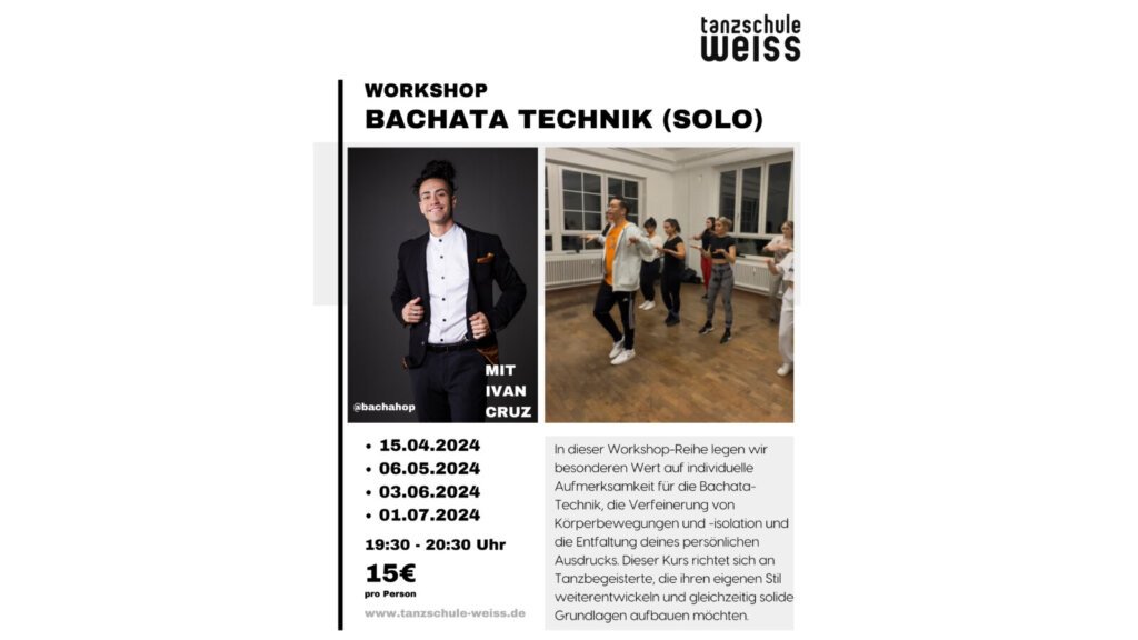 Tanzschule Weiss Bachata Technik (Solo)