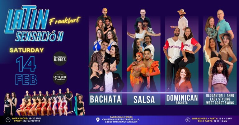 Tanzschule Weiss LATIN SENSACIÓN Frankfurt