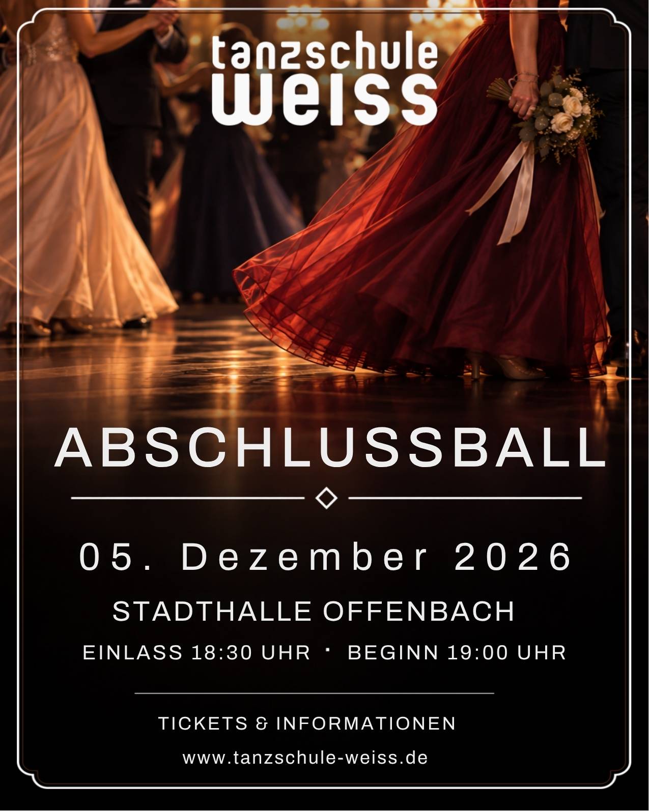 4zu5 Eventplakat Abschlussball 108 x 135 mm