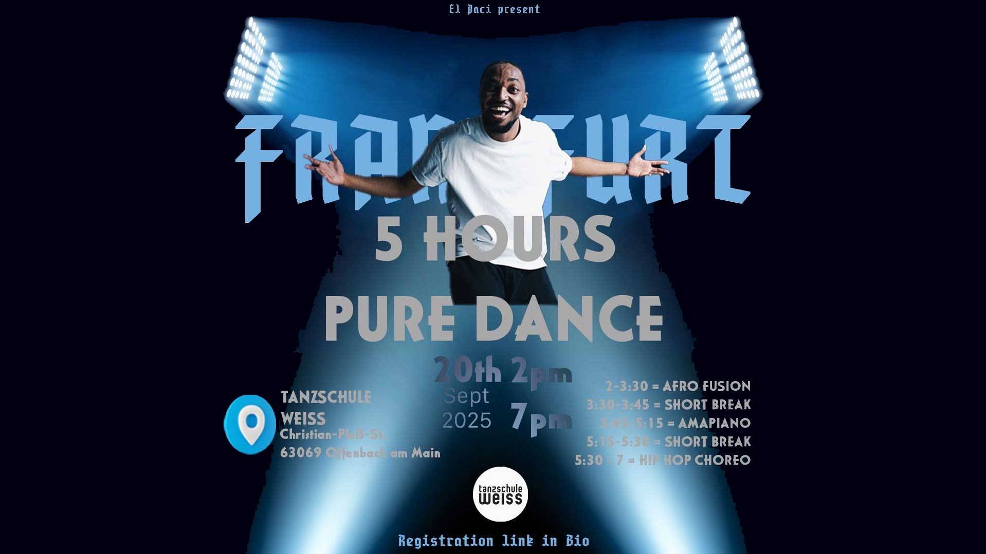 Tanzschule Weiss Frankfurt workshop 5 hours 20.9.25n